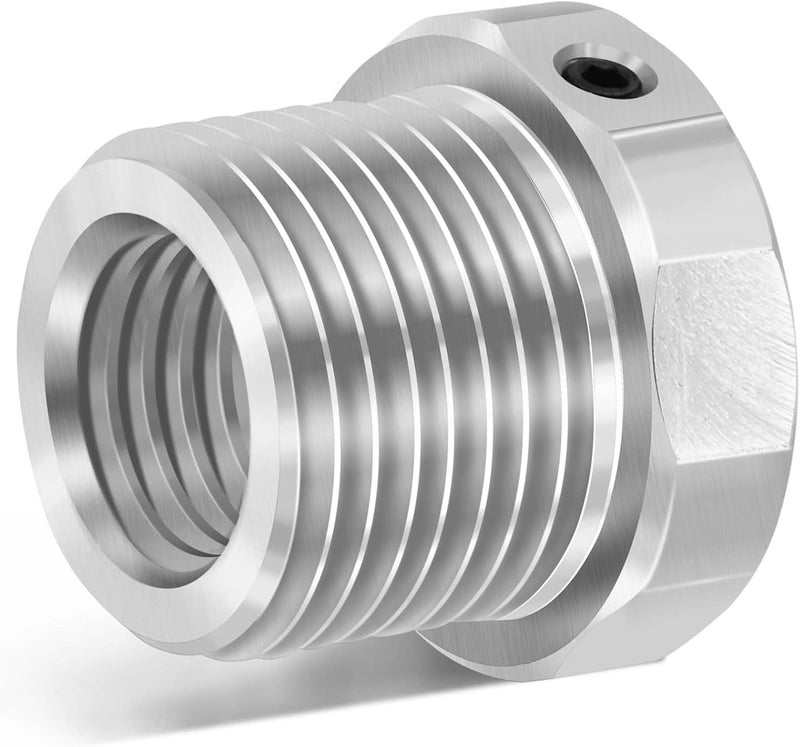 PNBOO محول رأس المغزل لآلة النجارة، يحول FT 1" x 8 إلى MT 1-1/2" x 8 TPI - Image 1